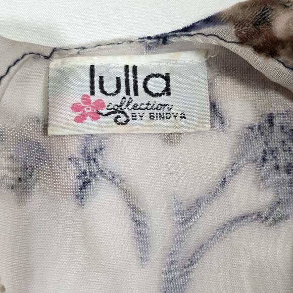 Lulla Collection By Bindya OS Floral Kimono Cover Up Romantic Boho Fairy Core - Picture 8 of 8